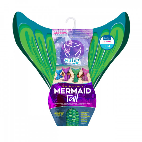Fin Fun Meerjungfrauenflosse "Mermaidens" Grün für Kinder
