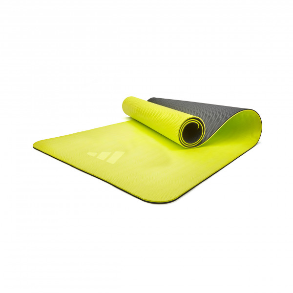 Adidas Doppelseitige Yogamatte - 6 mm - Blau / Gelb