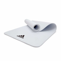 Adidas Fitness- und Yogamatte, 8 mm, Weiß