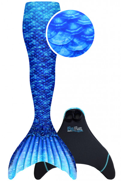 Fin Fun Meerjungfrauenflosse "Mermaidens Original" ARCTIC BLUE