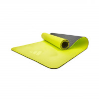 Adidas Doppelseitige Yogamatte - 6 mm - Blau / Gelb