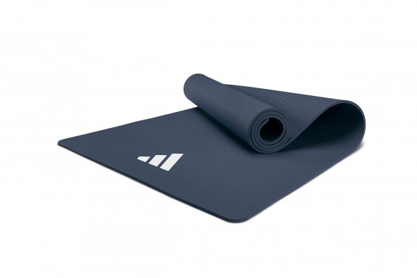 Fitness- und Yogamatte, 8 mm, Dunkelblau