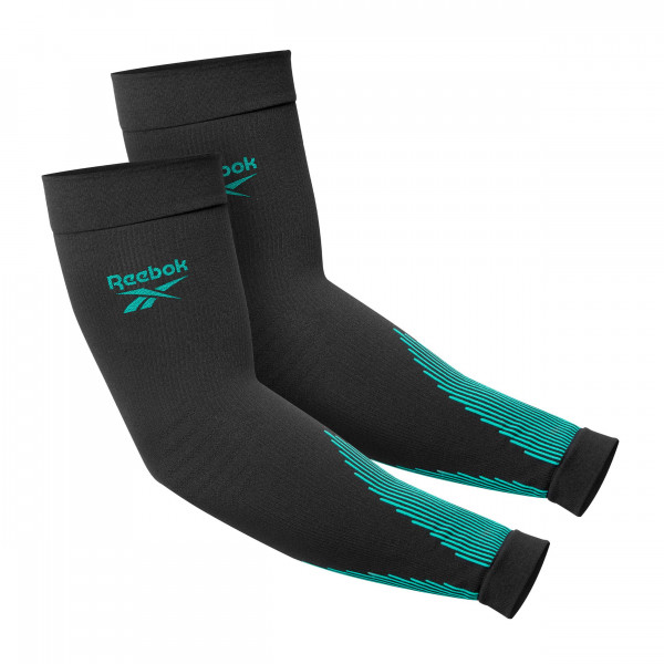 Reebok Knitted Compression Arm Sleeve, Schwarz