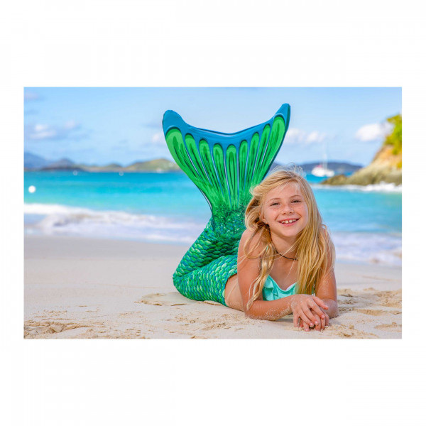 Fin Fun Meerjungfrauenflosse "Mermaidens" Grün für Kinder