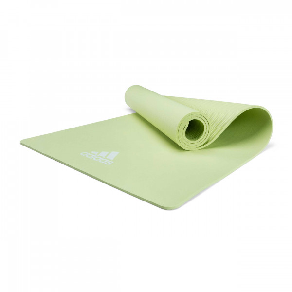 Adidas Fitness- und Yogamatte, 8 mm, Hellgrün
