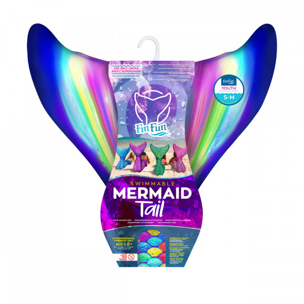 Fin Fun Meerjungfrauenflosse "Mermaidens" Rainbow für Kinder