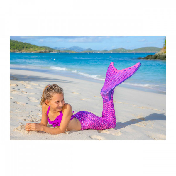 Fin Fun Meerjungfrauenflosse "Mermaidens" Lila für Kinder