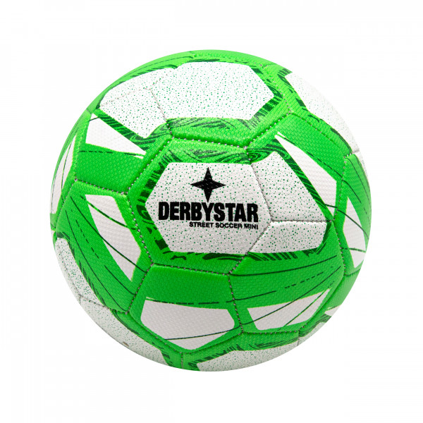 Derbystar MINI STREET SOCCER Heimspiel Fußball, WEISS/GRÜN
