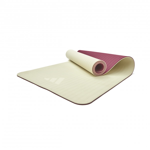 Adidas Doppelseitige Yogamatte - 6 mm - Grau / Wild Pink
