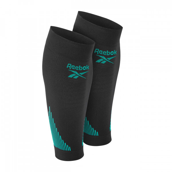 Reebok Knitted Compression Calf Sleeve, Schwarz