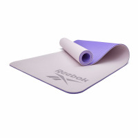 Reebok Yogamatte, 6mm, doppelseitig, Lila