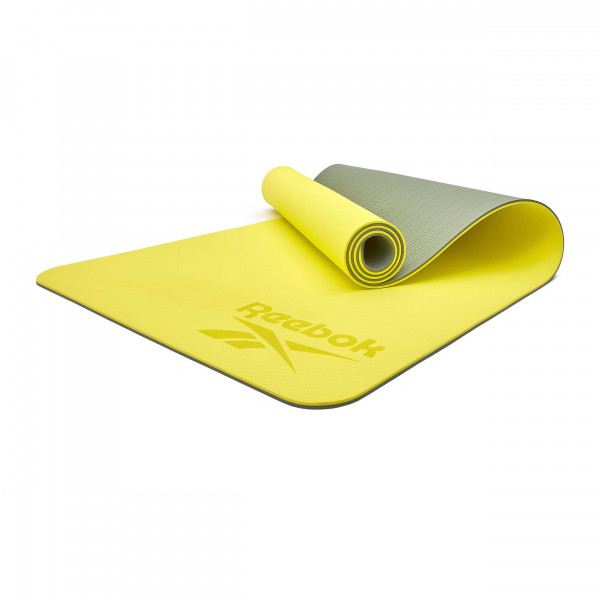 Reebok Yogamatte, 6mm, doppelseitig, Grün