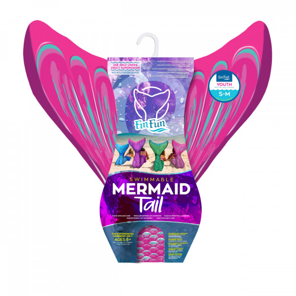Fin Fun Meerjungfrauenflosse "Mermaidens" Pink für Kinder