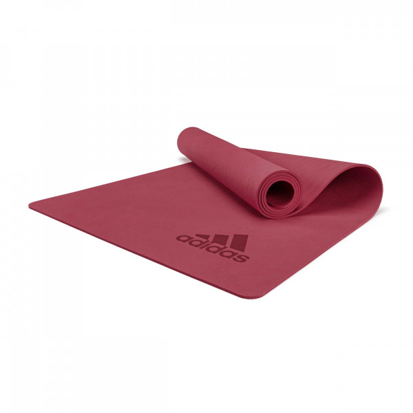 Adidas Premium Yogamatte, 5mm, Dunkelrot