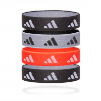 Hair Ties - Black, White, Solar Red