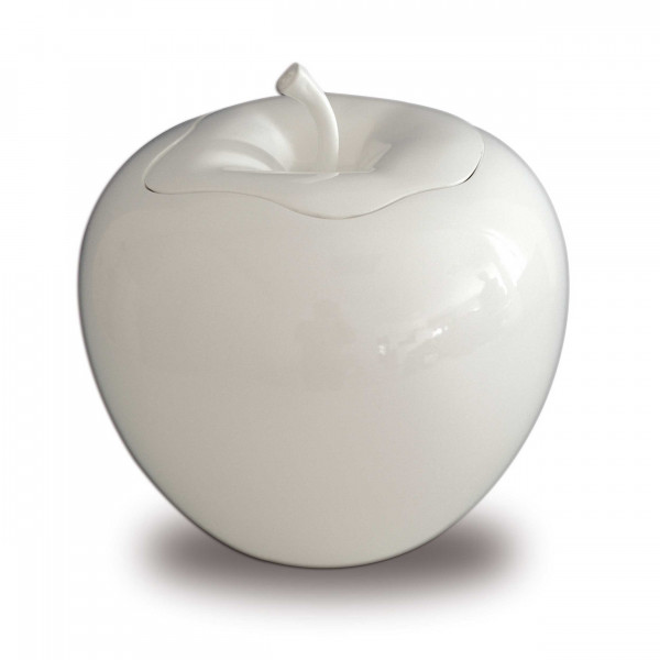 Apfel-Vase 60cm weiß