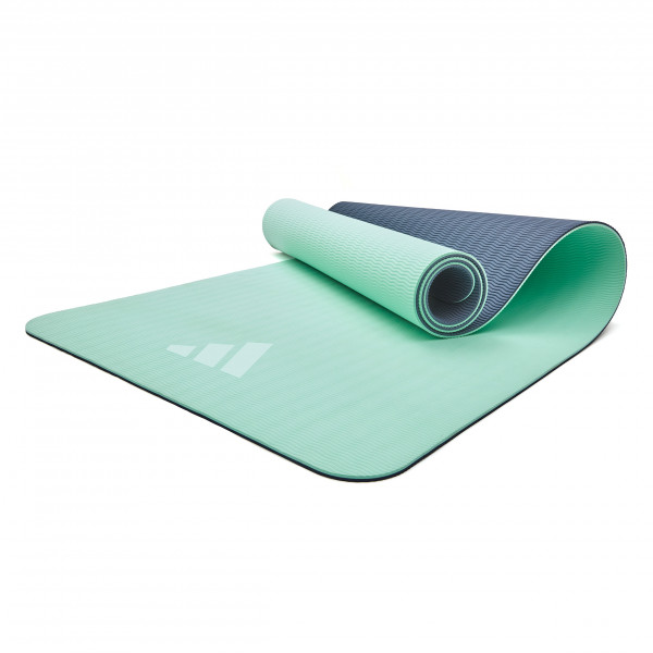Adidas Doppelseitige Yogamatte - 6 mm - Blau / Mint