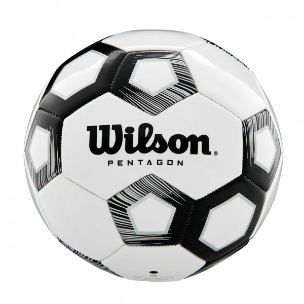 Wilson Fußball Pentagon, Gr. 5, schwarz/weiß